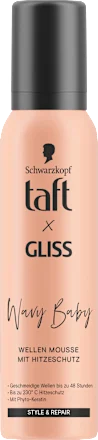Taft x Gliss Wavy Baby Wave Mousse, 150 ml