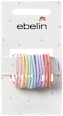 Striped hair ties, multicolored, 12 pieces - Image 2