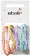 Braided hair ties, colorful, 6 pieces - Image 2
