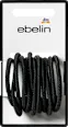 Textured hair ties, black, 12 pieces - Image 2