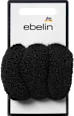 Thick black hair ties, 3 pieces - Image 2