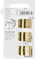 Short hair clips, gold-colored, 30 pieces - Image 3