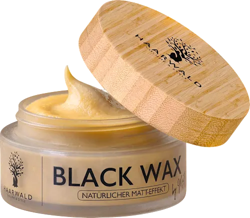 Black Wax Hair Wax Natural Matte Effect, 85 ml