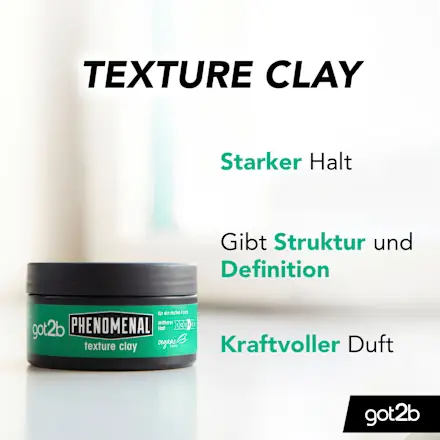 Phenomenal Texture Clay Hair Wax, 100 ml - Image 5