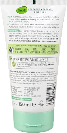 Hair gel with organic flaxseed & betaine, 150 ml - Image 2