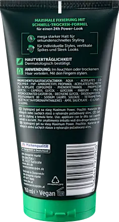 Maximum Power hair gel, 150 ml - Image 2