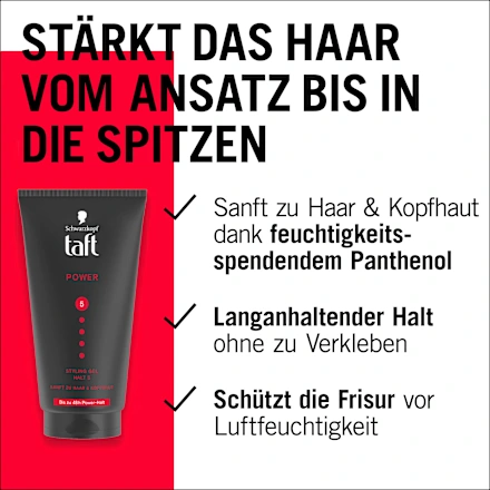 Hair gel POWER Hold 5, 150 ml - Image 5