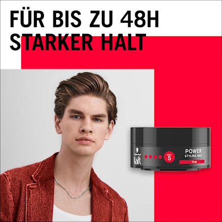 Hair gel POWER Styling Wax Hold 5, 75 ml - Image 5