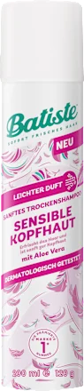 Dry shampoo for sensitive scalp, light fragrance, 200 ml