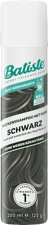 Dry shampoo with black color, 200 ml
