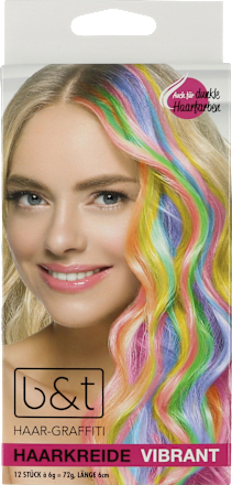 Vibrant hair chalk, 12 pieces