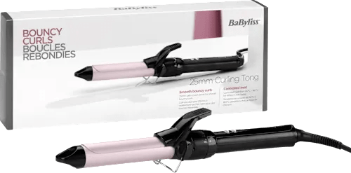 Curling iron 25 mm with clamp, 1 pc.