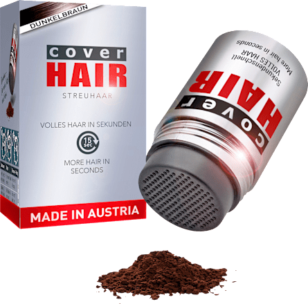 Hair thickening fibers, dark brown, 14 g