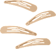 Blonde hair clips, 6 pieces - Image 3