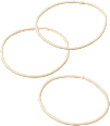 Thin, blonde hair ties, 12 pieces - Image 3