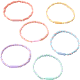 Braided hair ties, colorful, 6 pieces - Image 3