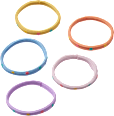 Star-shaped hair ties, 10 pieces - Image 3