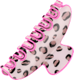 Leo pink hair clip, 1 pc. - Image 2