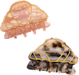Croissant hair clips, 2 pieces - Image 2