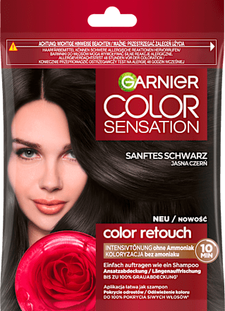 Intensive black hair dye, 1 pc.