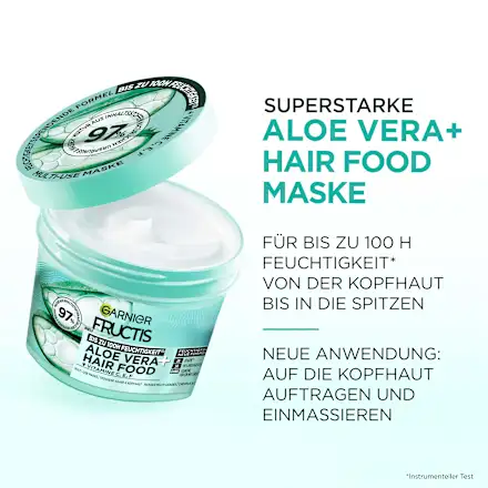 Aloe Vera Hair Food 3-in-1 hair mask for dry hair, 400 ml - Image 8