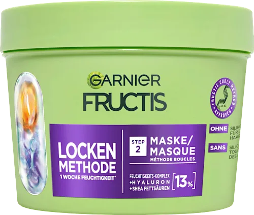Hair mask for curls, moisturizing method, 370 ml