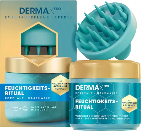 DermaXPro Scalp Mask Moisturizing Ritual incl. Scalp Massager, 300 ml - Image 10