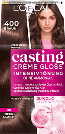 Intensive hair color 400 brown, 1 pc.