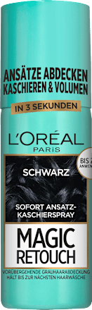 Root touch spray dark brown to black, 75 ml