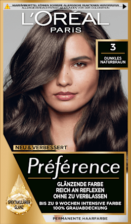 Hair color 3 Dark natural brown, 1 pc.