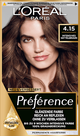Hair color 4.15 Intense Medium Brown, 1 pc.