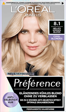 Hair color 8.1 Cool Blondes Light Cool Blonde, 1 pc.