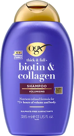 Shampoo thick & full, biotin & collagen, 385 ml