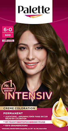 Hair color 6-0/600 Light Brown, 1 pc.