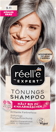 Tinting shampoo 9.11 Cool Grey, 25 ml