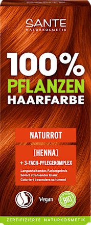 Plant-based hair dye, natural red, 100 g