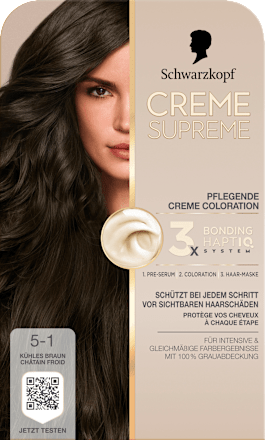 Hair color 5-1 Cool Brown, 1 pc.