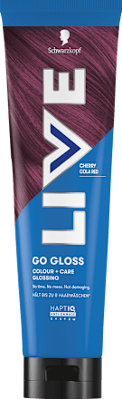 Color shine treatment Glossing Go Gloss, Cherry Cola Red, 150 ml