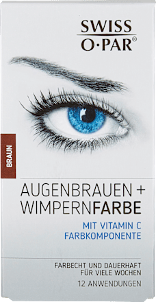 Brown eyebrow and eyelash tint, 1 pc.