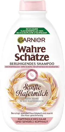 Gentle oat milk shampoo for sensitive hair, 400 ml