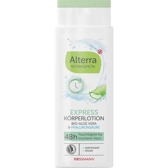Express Body Lotion with Organic Aloe Vera & Hyaluronic Acid