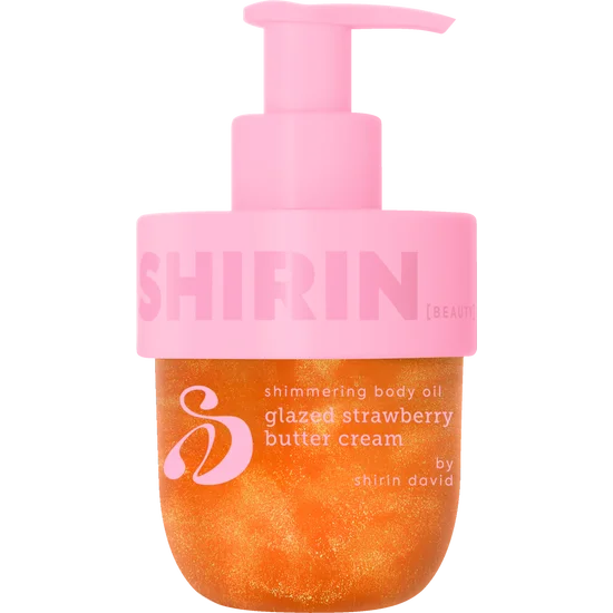 Shimmering Body Oil Glazed Strawberry Butter Cream